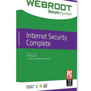 Webroot SecureAnywhere Internet Security Complete 2 Device 3 Year